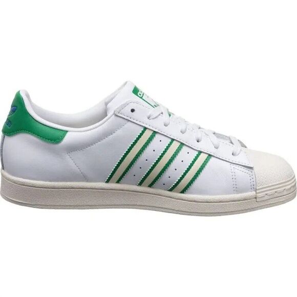 adidas Originals Superstar Team Colors White/Green GX9878 Mens 10.5 US 44 2/3 main image 4